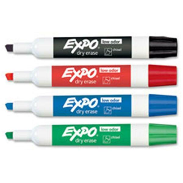 Sanford Dry-erase Markers-Chisel Point-Nontoxic-Blue SAN80003